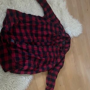 A&F flannel shirt XS